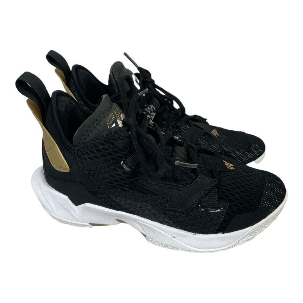 Nike Jordan Russell Westbrook Why not Zer0.4 black sneakers size Y3.5